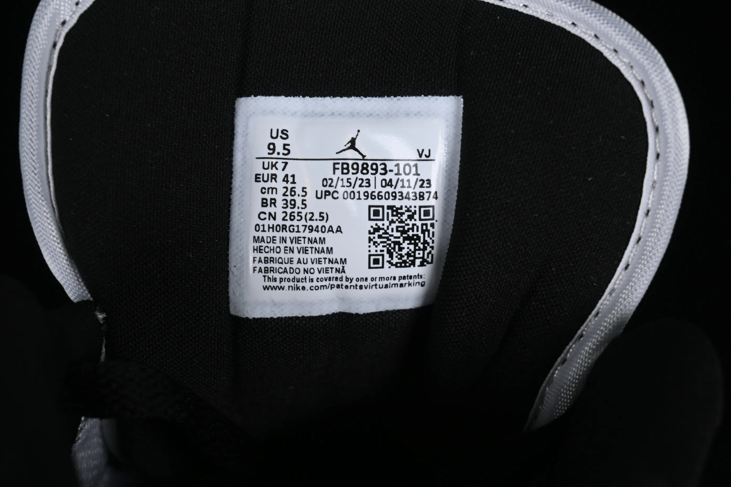 All categories Air Jordan Jordan series basketball shoes Air Jordan 1 Low Z version Air Jordan 1 Low "Vintage Panda" AJ1 Joe 1 black and white panda low-top cultural casual sneakers FB9893-101